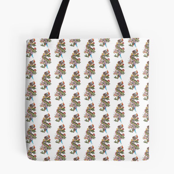 Dragon Tat all over print tote bag product photo