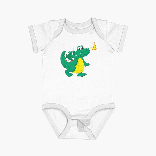 Happy Luck Dragon baby one-piece product photo